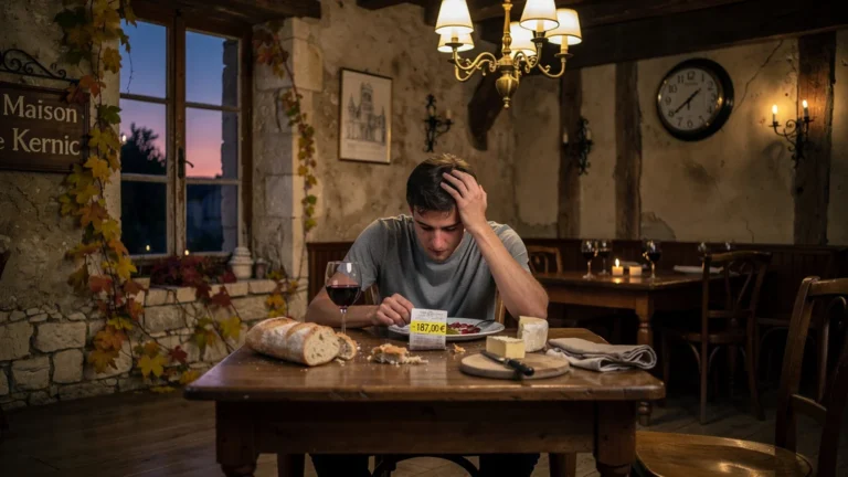 Homme déçu à La Maison de Kernic à Cluny après une perte de 187 € durant un week-end férié en septembre